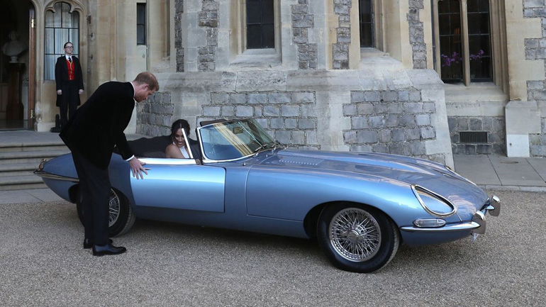 Η υπέροχη Jaguar του πρίγκιπα Χάρι και της Μέγκαν